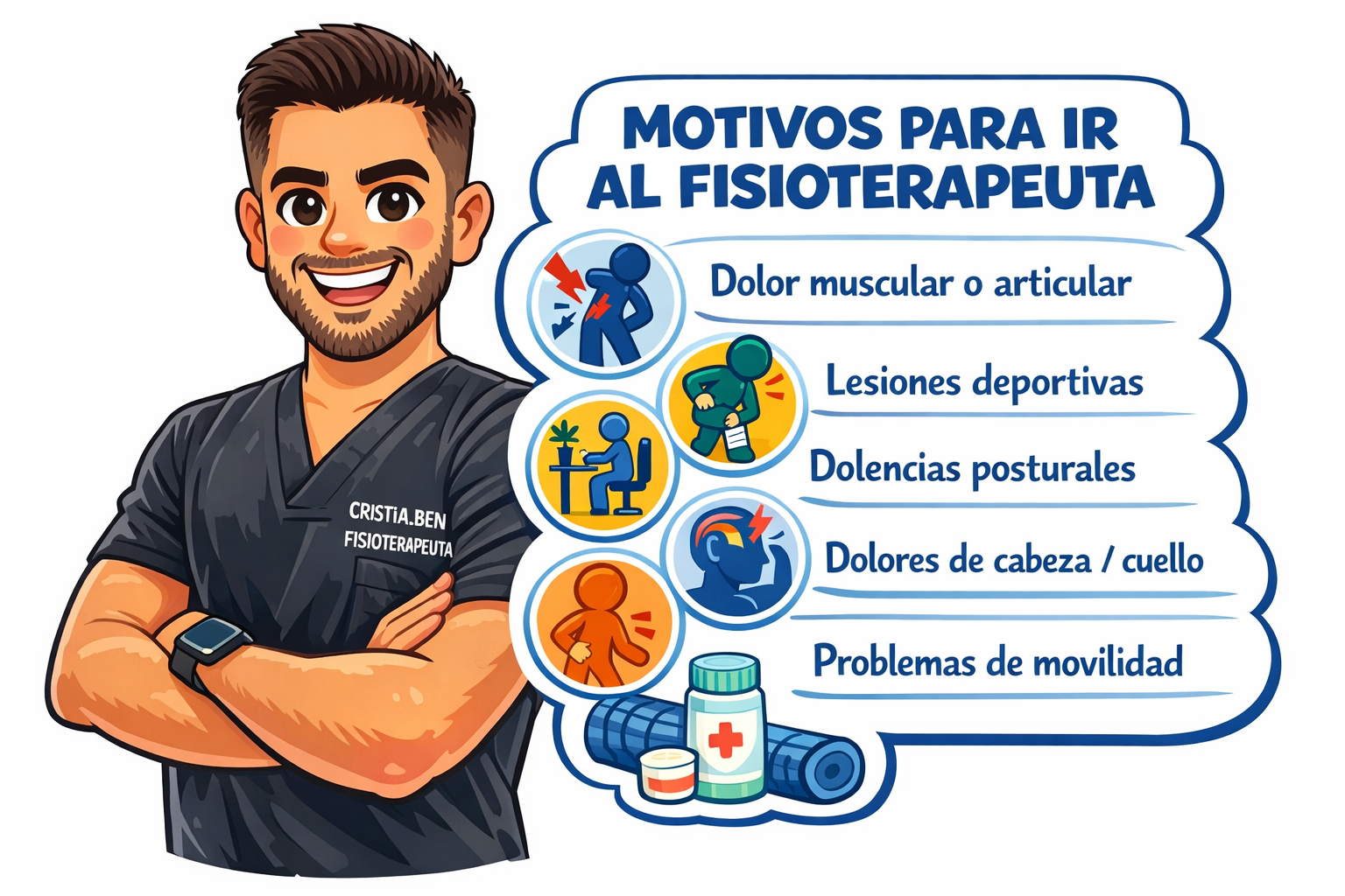 motivos para acudir a un fisioterapeuta